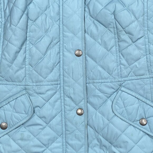 Talbots Diamond Quilted Vest in Turquoise Size XS - NWOT - Picture 6 of 10